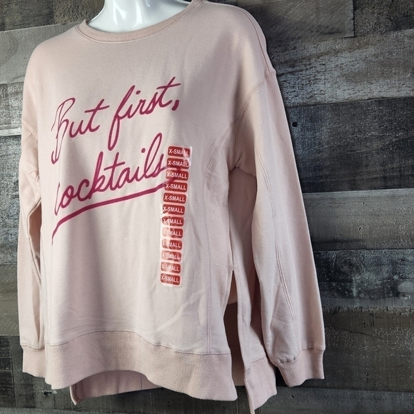 New WILDFOX But First Cocktail Hudson thermal Sweater - Picture 5 of 8